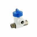 John Guest angle stop adapter valve, 3/8 inch compression x push-fit