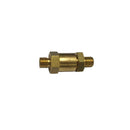 No-return check valve, 1/8 inch male x 1/8 inch male BSP