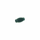 Dark green 10mm silicone steam wand finger guard with ribbed texture