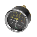 Wega classic pressure gauge, dual scale 0-2.5 x 0-16 bar