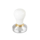 Barista Basics Design 5 White Espresso Tamper - 57mm, Convex